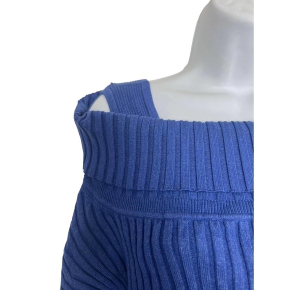 Sovere Exhale Combo Knit Midi Dress 2-piece Marine Blue Size XL‎ - Picture 8 of 11